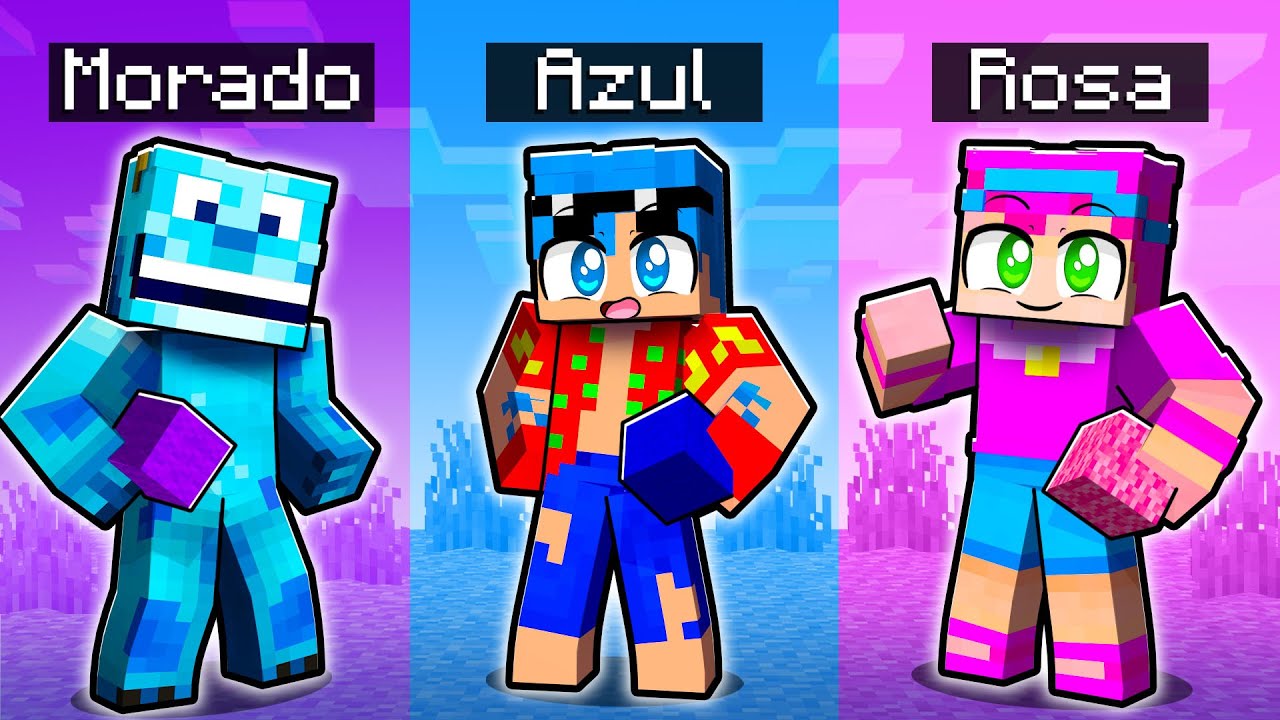 Timda ¡BATALLA de COLORES en MINECRAFT! 🔴🟡🔵 TIMBA VK - YouTube