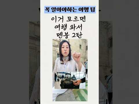 유럽 여행오기전에 꼭 보셔야 하는 영상 @바쎌언니