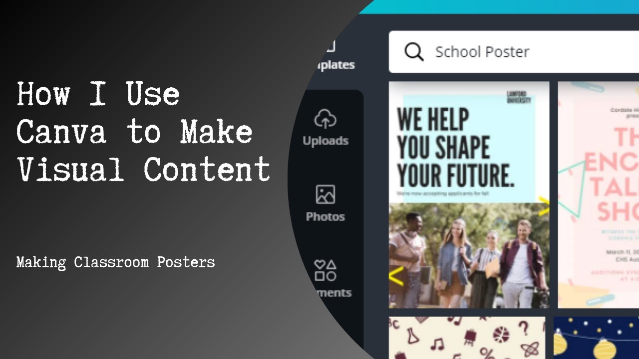 Using Canva to make Visual Content for the Classroom - YouTube