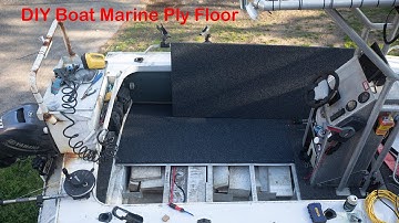 Marine Ply Boat Floor installation/replacement DIY