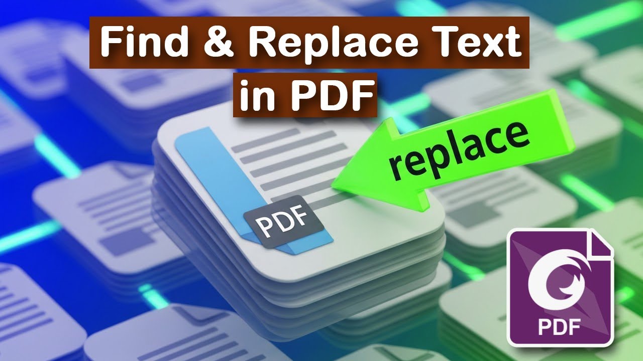 How to Find and Replace Text in Multiple PDFs with Foxit PDF Editor ...