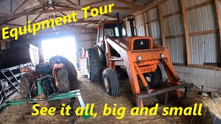 Starting a farm vlog #26 First generation farm equipment tour
