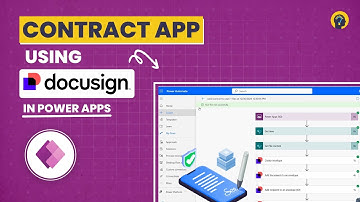 Een contract-app bouwen in Power Apps + DocuSign | Ondertekende PDF automatisch opslaan in ShareP...