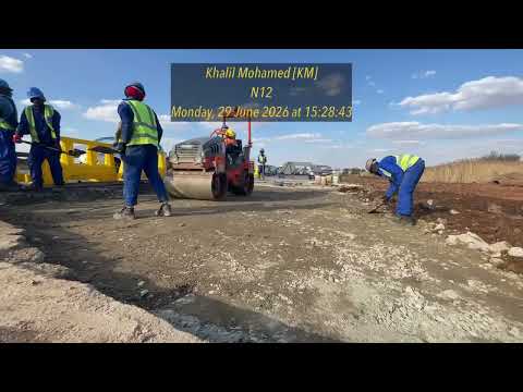 Compaction of G7 & G2 layers - N12W outside Lenasia - Mon, 29th June 2026 - #PotentialSinkholeRepair