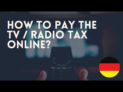 Pay TV Radio Tax in minutes!