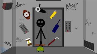 Funny stickman lift escape. 😂😂😂 screenshot 4