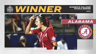 Alabama vs. UCLA: 2021 Women's College World Series highlights