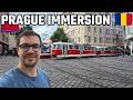 Lets walk and talk in Romanian Through Prague