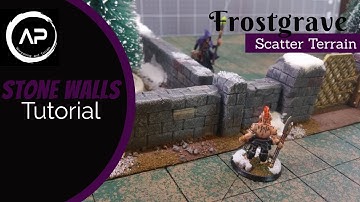 Scatter Terrain for Frostgrave (Modular Rock Walls)