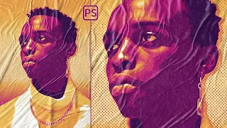 Glued Paper Photo Effect - Photoshop Tutorial Glued Paper Photo Effect - Photoshop Tutorial