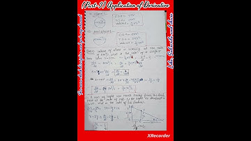 (Part -3) Application of derivative #derivatives #application #maths #youtubeshorts #shorts #short