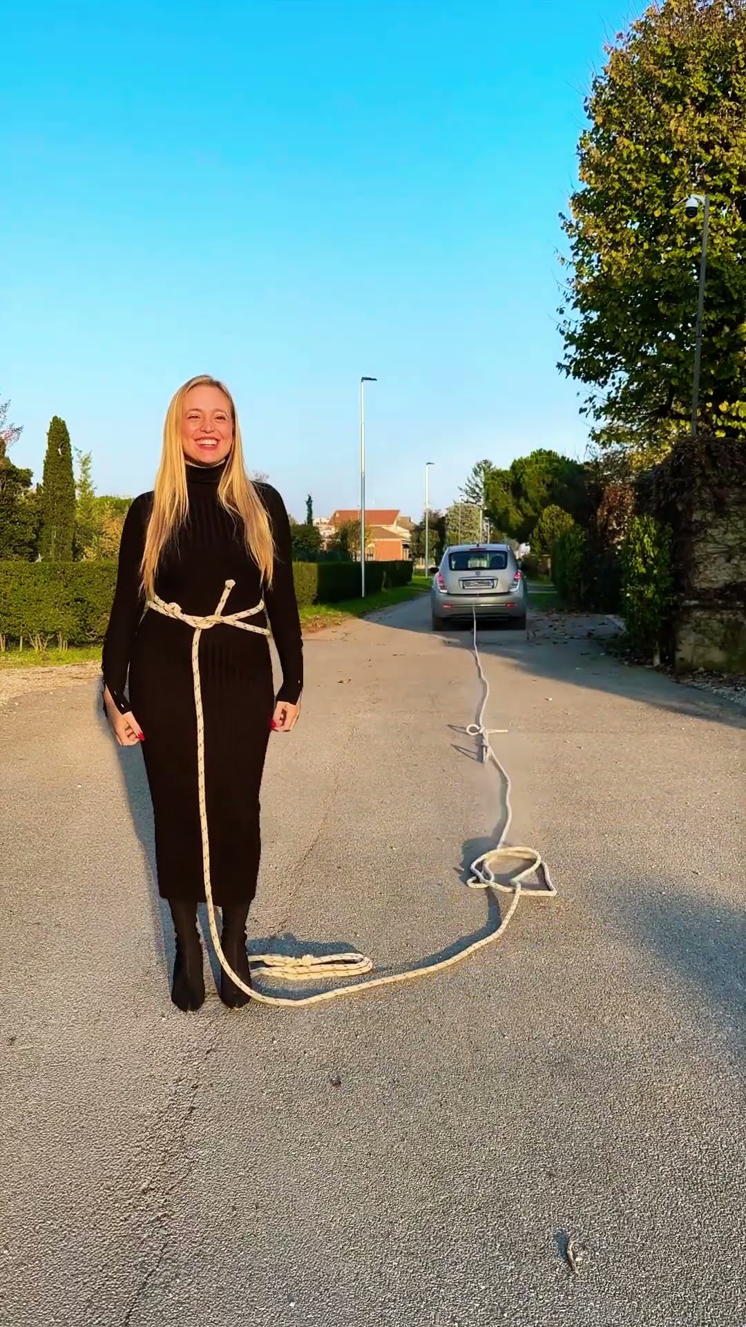 FAKE ⚠️?Alternative Rope Trend ? #vfx #cgi #visualeffects # 3d #simulation