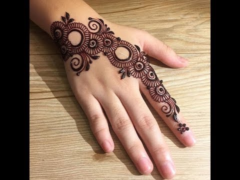 New Easy One Mehndi Design. 