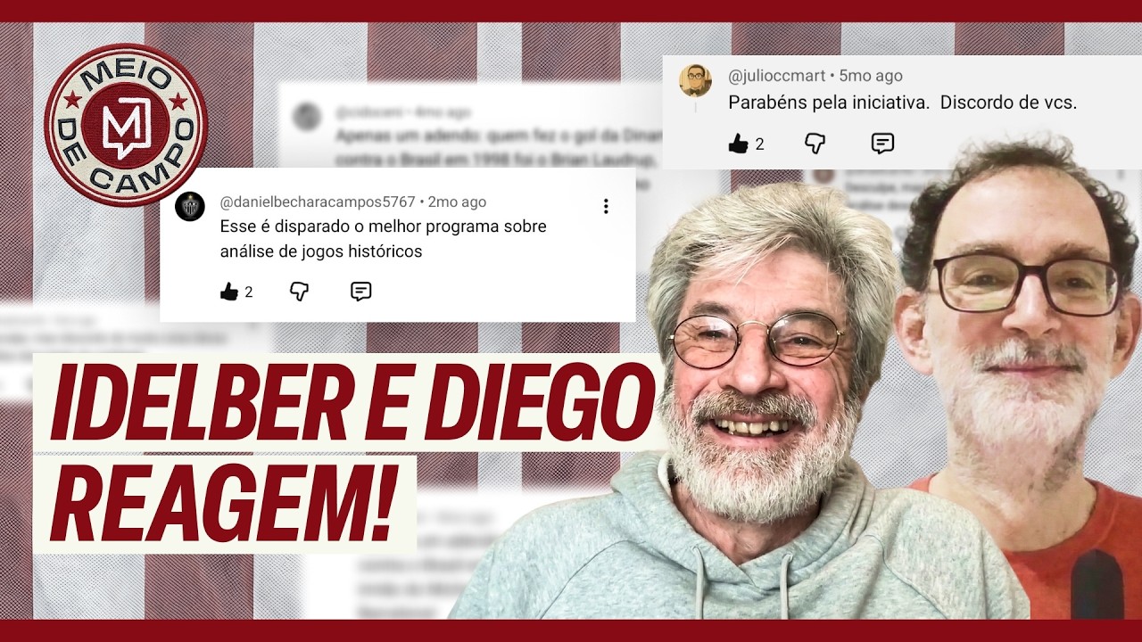 Idelber Avelar e Diego Ambrosini respondem críticas e comentários do programa | Meio de Campo