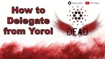 Staking Cardano (ADA): How to delegate through Yoroi