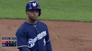 ARI@MIL: Segura notches four hits and two RBIs