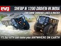 2021 Sherp N 1200 | Driven Off road and swimming through a lake | 4x4 Amphibious UTV | evo India