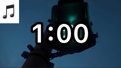 60 Second 💡 Countdown Timer with Pedestrian Crossing Background and Music