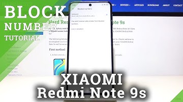 How to Block Numbers and Texts on Xiaomi Redmi Note 9s - Stop Unwanted Calls