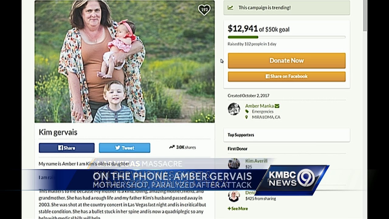 Woman from Blue Springs shot, paralyzed in Las Vegas shooting YouTube