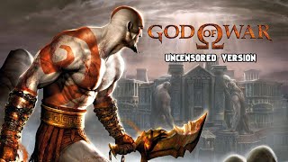 GOD OF WAR 1  UNCENSORED / UNCUT PS2 VERSION (Original 4:3 ratio )FULL GAME