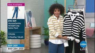 WynneLayers Mixed Media Twofer Cardigan Top