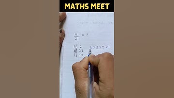 Amazing Factorial Trick 🔥🔥|| Maths Meet || #mathstrick #mathshorts #shorts #youtubeshort #tricks