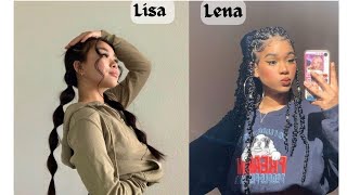 Lisa or Lena 🌹 peinados • hairstyles  • 헤어스타일  💇🏽‍♀️ | Byiratxe