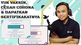 CARA Cetak kartu vaksin ukuran id card kombinasi bahan pvc dan sticker