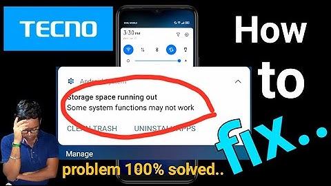TECNO storage space running out how to fix || 100% solved trick.,//