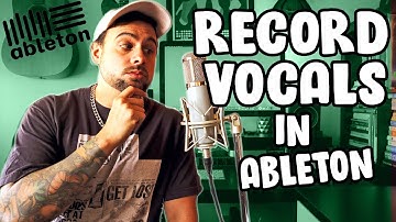 How To Record Vocals in Ableton  (FOR BEGINNERS)