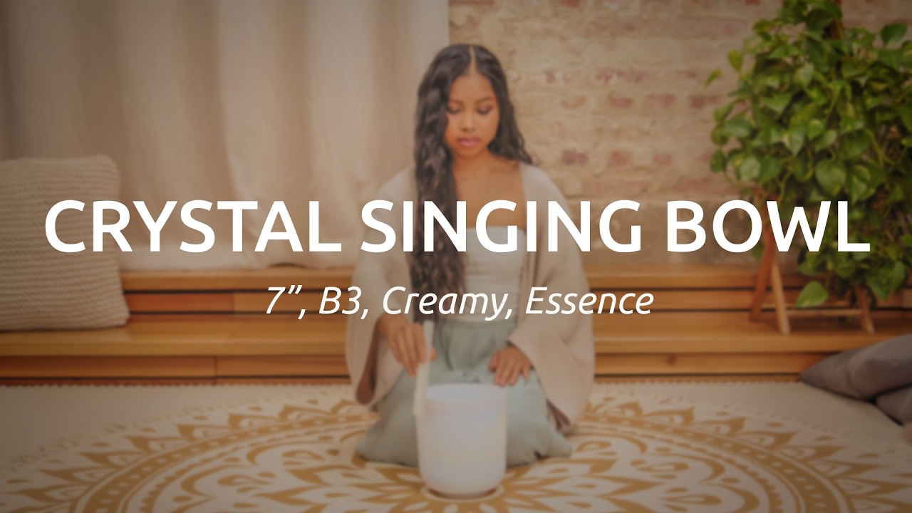 ECSB7B3C Essence Singing Bowl 7" Note B3 Crown Chakra