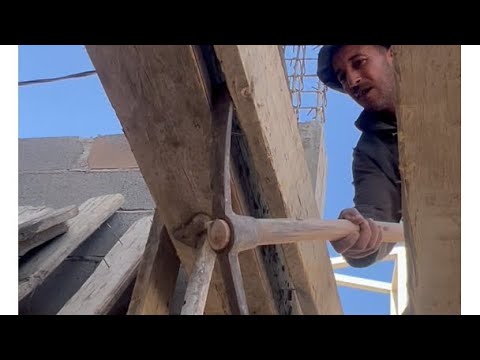كيف تعمل ساريا وسط الحائط من جهة الجار بكل احترافية البناء 