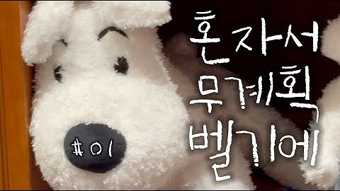 혼자서 무계획 벨기에 3박 4일 브이로그 #01 [OOO OO하면? 계획이 없어도 된다]