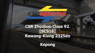 KTM Komuter Class 92 SCS18 as 2325dn at Kepong (» Klang)