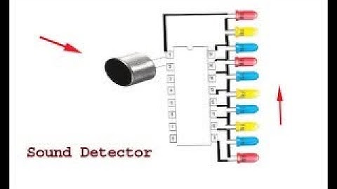 Make audio detector bar graph, awesome sound detector circuit