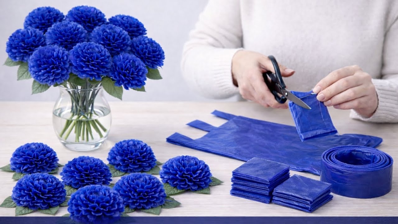 Flower vase from waste material / Best use of waste material