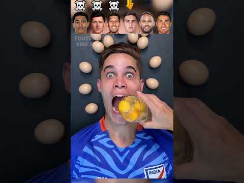 Bellingham VS Lewandowski VS Firmino VS Dybala VS Neymar VS Ronaldo Food Challenge
