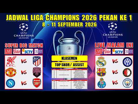 box88 x GOTANTE4D - Jadwal Liga Champions 2026 Pekan Ke 1 Malam Ini ~ REAL MADRID vs INTER MILAN ~ PORTO vs MAN CITY