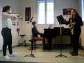 MUSIQUE DE CHAMBRE Cantilène De Marc Eychenne Saxophone Violon Piano 
