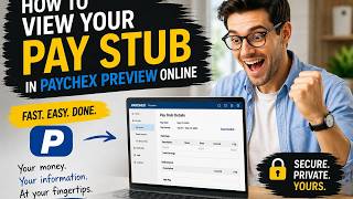 How to view your pay stub in Paychex Preview online