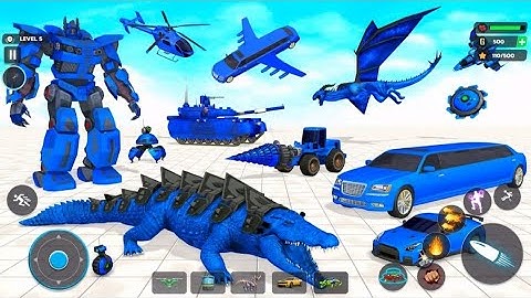 CROCODILE ROBOT ANIMAL GAMES 2025 - ANDROID GAMEPLAY