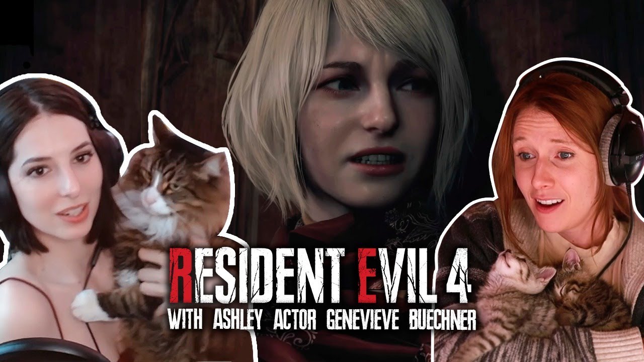 Resident Evil 4 (Part 7) with Ashley actor Genevieve Buechner