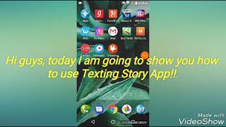 How to use Texting Story App | Awesome idea for youtube videos!! Must watch...for beginners:) screenshot 1