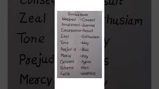 Similar words #dearsir #english #englishlanguage #dearsiren #englishgrammar #wordsenglish