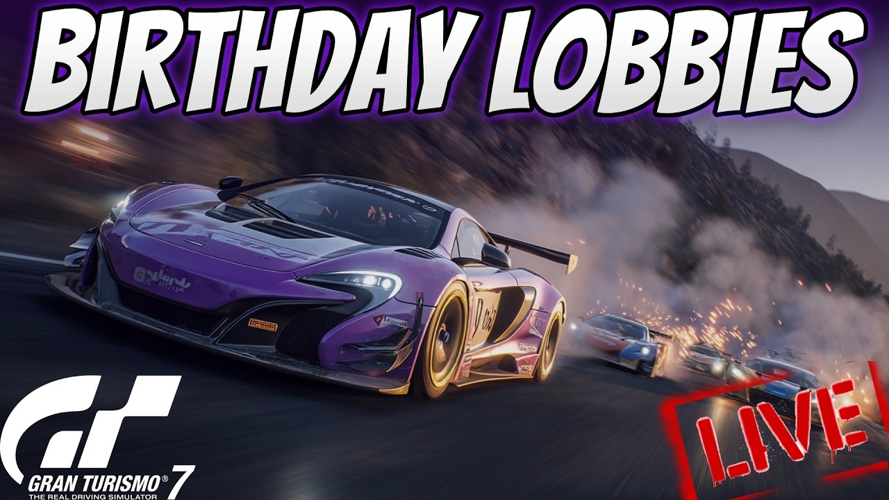 🔴Gran Turismo 7: Belated Birthday Lobby Racing 🔴