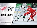 Red Wings @ Stars 4/19/21 | NHL Highlights