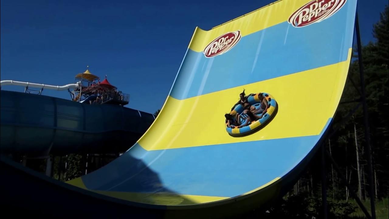CALYPSO PARK Waterpark BOOMERANGO SLIDE TOUR YouTube