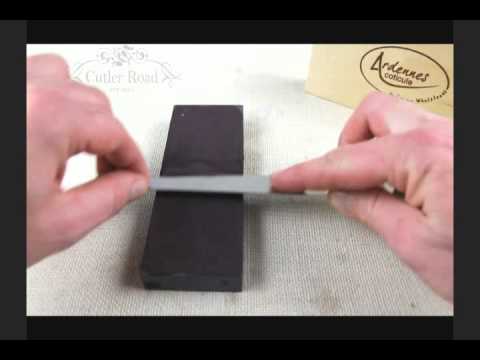How to sharpen a Filleting Knife  Circle Method