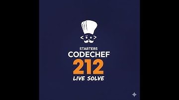 CodeChef Starters 212 Live Solve | Rank 443 (4/7 Problems Solved)
